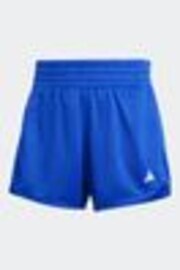 adidas Blue Pacer Knit High Training Shorts - Image 1 of 1