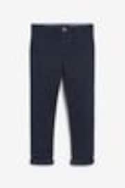 Navy Blue Skinny Fit Stretch Chino Trousers (3-17yrs) - Image 1 of 1