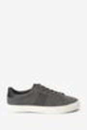 Grey Regular Fit Perforated Side Trainers - Image 1 of 1