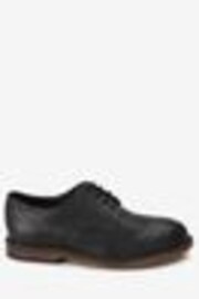 Black Wide Fit (G) Leather Laceup Brogue Shoes - Image 1 of 1