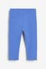 organic cotton high waist flare jeans in blue