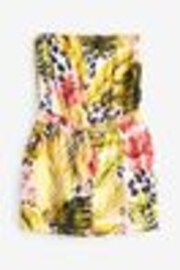 White Hawaiian Print Bandeau Playsuit - Image 1 of 1