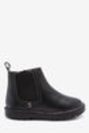 Black Standard Fit (F) Warm Lined Leather Chelsea Boots - Image 1 of 1