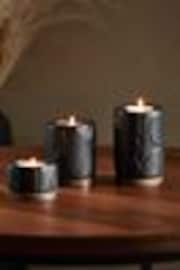 Black Bronx Tea Light Candle Holder - Image 1 of 1