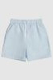 Reiss Soft Blue Wave Plain Drawstring Swim Shorts - Image 1 of 1