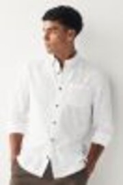 White Textured Long Sleeve Shirt - Image 1 of 1