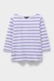 Crew Clothing Company Multi Stripe Cotton Classic Jersey Top - Image 1 of 1