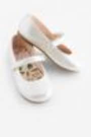 Plateado - Zapatos estilo merceditas con cierre de velcro para ocasiones especiales - Imagen 1 de 1