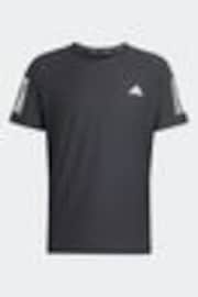 adidas Black Own the Run T-Shirt - Image 1 of 1