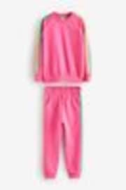 Little Bird by Jools Oliver Pink Sweatshirt and Joggers Set - Image 1 of 1