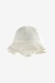 Ecru Baby Wide Brim Crinkle Hat (0mths-2yrs) - Image 1 of 1