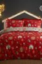 Bedlam Grey Gingerbread House Reversible Christmas Duvet Cover Set - Image 1 of 1