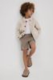 Reiss Mushroom Brown Wicket 9-13 yrs Casual Chino Shorts - Image 1 of 1