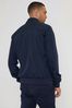 Long sleeve jacket is featured on a stretch poly fabrication