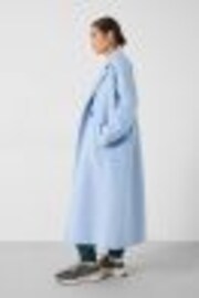 Hush Blue Iris Relaxed Long Coat - Image 1 of 1