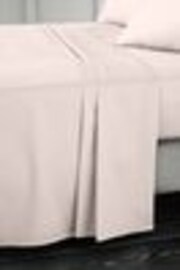 Bianca Blush Pink 400 Thread Count 100% Cotton Sateen Flat Sheet - Image 1 of 1
