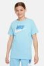 Nike Light Blue Futura Icon T-Shirt - Image 1 of 1