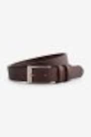 Brown Textured Leather Belt - Image 1 of 1