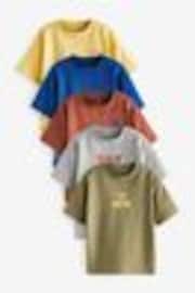 Multi Short Sleeve T-Shirts 5 Pack (3mths-7yrs) - Image 1 of 1