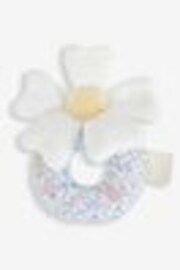 JoJo Maman Bébé Flower Plush Ring Rattle - Image 1 of 1