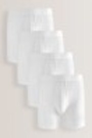 White 4 pack Sports Longer Length A-Fronts - Image 1 of 1