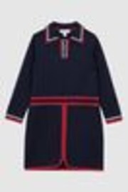 Reiss Navy Ruby 4-9 yrs Knitted Polo Dress - Image 1 of 1