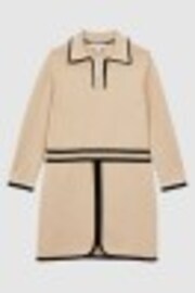 Reiss Camel Ruby 4-9 yrs Knitted Polo Dress - Image 1 of 1
