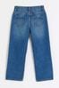 AsYou Dad-Jeans mit Zierausschnitt in Blau