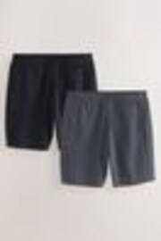 Slate/Navy Zip Pocket Jersey Shorts 2 Pack - Image 1 of 1