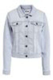 NOISY MAY Blue Fitted Denim Jacket - Image 1 of 1