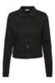 NOISY MAY Black Fitted Denim Jacket - Image 1 of 1