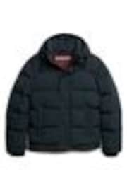 Superdry Blue Everest Hooded Puffer Jacket - Image 1 of 1