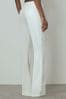 Pants In White Polyester