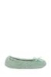 Totes Green Isotoner Popcorn Slippers - Image 1 of 1