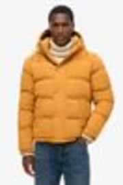 Superdry Yellow Everest Hooded Puffer Jacket - Image 1 of 1