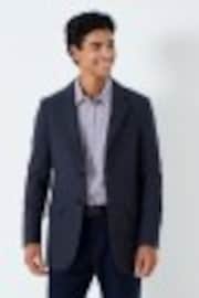 Crew Clothing Company Blue Wool Classic Blazer - Image 1 of 1