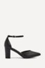 Linzi Black Jude Closed Back Court Block Heels - Image 1 of 1