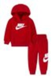 Nike Red Infant Club Fleece Tracksuit - Image 1 of 1