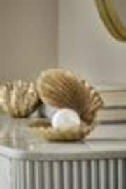 Gold Clam Shell Ornament - Image 1 of 1