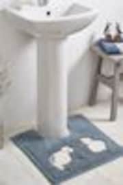 Blue Puffin 100% Cotton Pedestal Mat - Image 1 of 1
