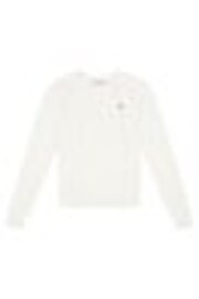Blanco - U.S. Polo Assn. Womens V-Neck Cable Knit Jumper - Imagen 1 de 1