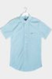 BadRhino Big & Tall Blue Essential Short Sleeve Oxford Shirt - Image 1 of 1