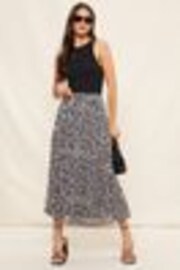 Friends Like These Grey Pleated Summer Midi Skirt - Image 1 of 1
