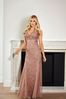 Sistaglam rose gold dress cheap