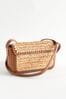 Prada Cleo Jacquard Knit and Leather Bag