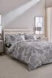 Lipsy Grey Leila Jacquard Duvet Cover and Pillowcase Set - Image 1 of 1