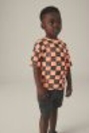 Orange/Grey T-Shirt And Shorts Set (3mths-7yrs) - Image 1 of 1