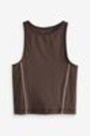 Chocolate Brown Supersoft Active Tank - Image 1 of 1