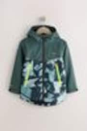 Khaki Green Waterproof Fleece Hooded Lined Coat (3-17yrs) - Image 1 of 1