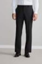 أسود - Regular Fit Signature Nova Fides Wool Trousers - صورة 1 من 1